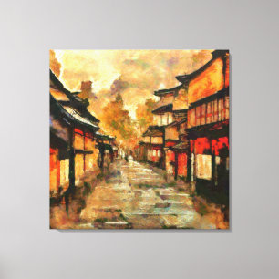 Kyoto Dusk Canvas Print