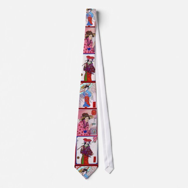 Kyoto Geishas Tie by S Ambrose (Front)