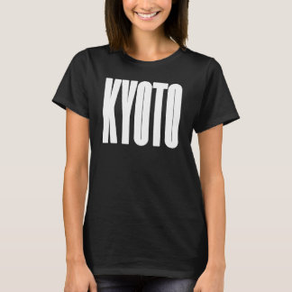 Kyoto - Japan City Bold Typography Design T-Shirt