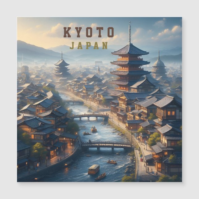 Kyoto Japan Landscape Travel Vintage (Front)