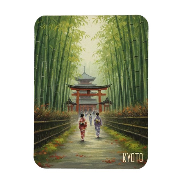 Kyoto Japan Magnet (Vertical)