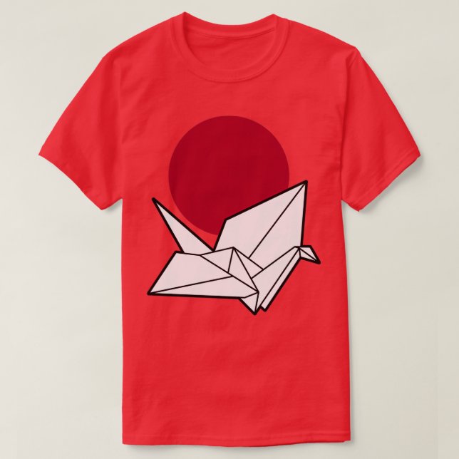 Kyoto Japan Origami T-Shirt (Design Front)