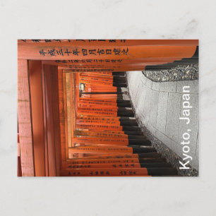 Kyoto, Japan postcard