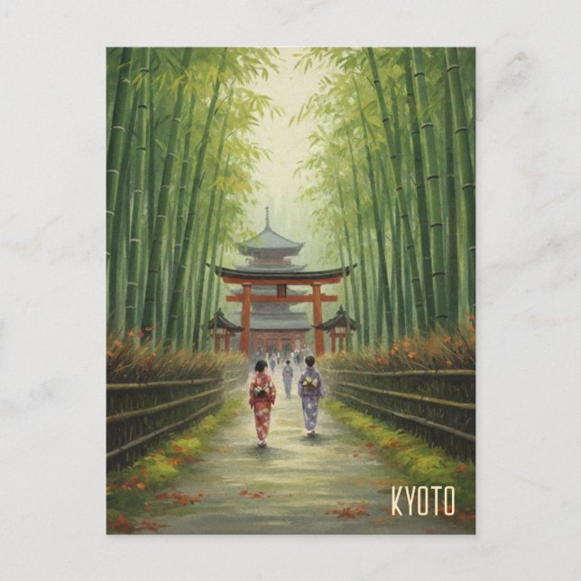 Kyoto Japan Postcard (Front)
