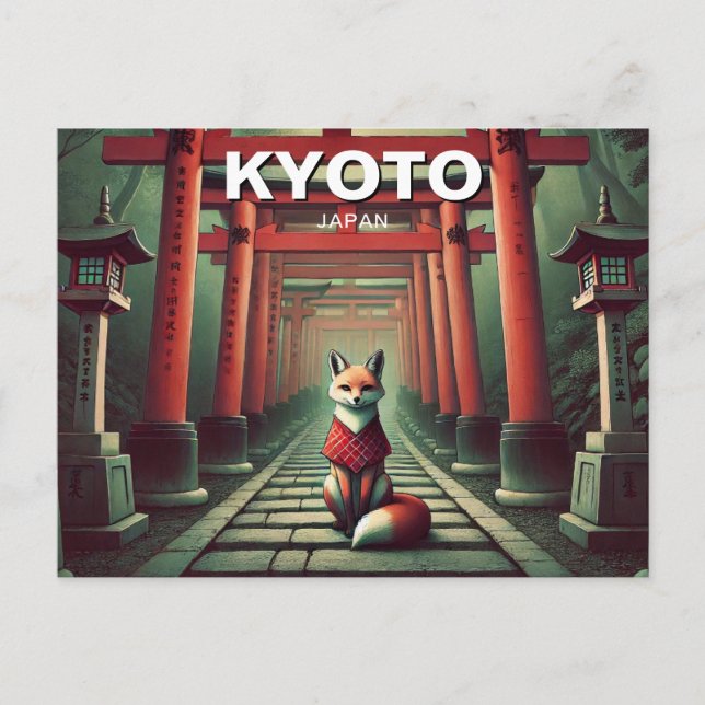 Kyoto Japan Travel Fushimi Inari Taisha Postcard (Front)