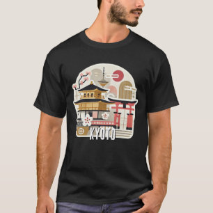 Kyoto Japan Travel Kinkatsuji Golden Pavilion T-Shirt