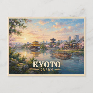 Kyoto Japan travel Postcard