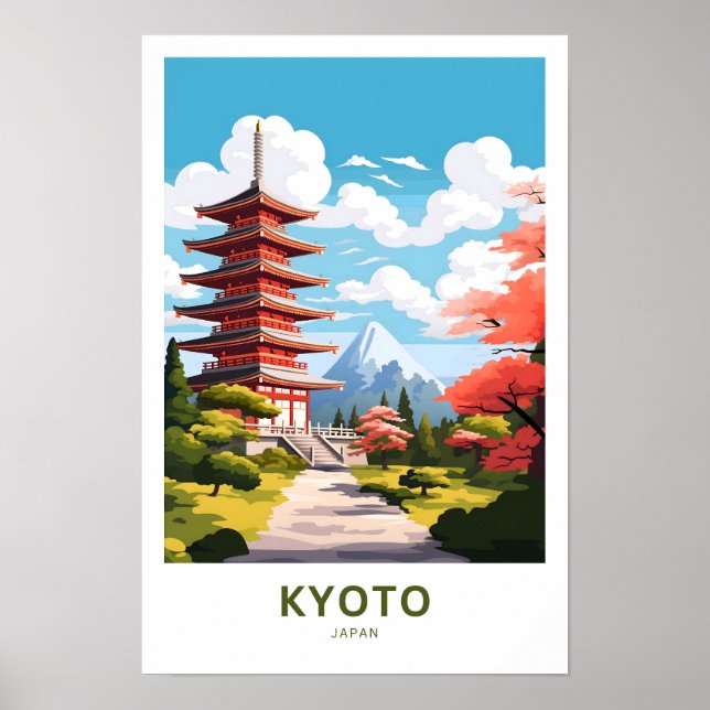 Kyoto Japan Travel Print (Front)