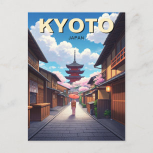 Kyoto Japan Travel Yasaka Shrine Postcard