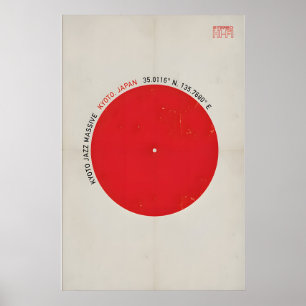 Kyoto Jazz Massive Original Print Poster Design