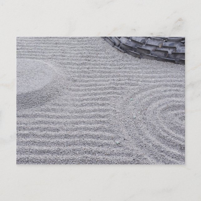 Kyoto, Kodai-ji Temple, Raked Sand Patterns Postcard (Front)