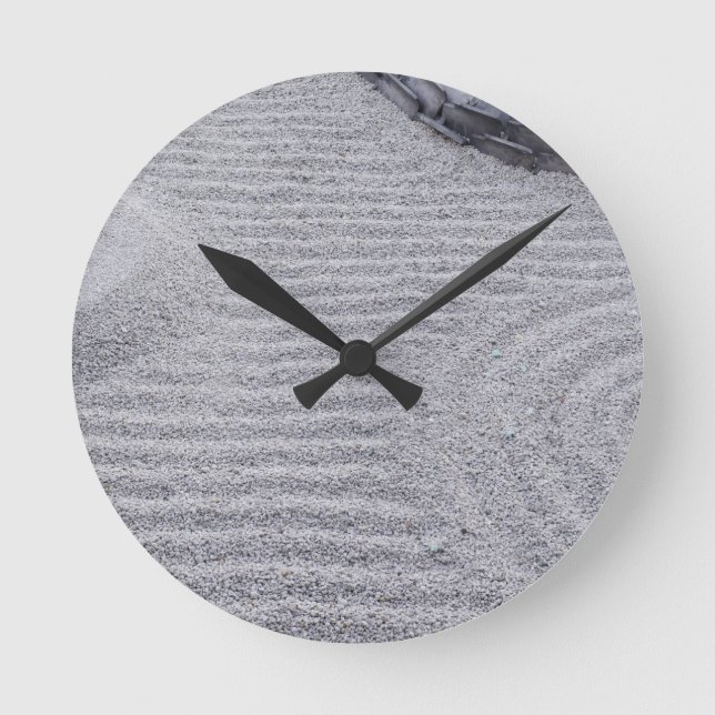 Kyoto, Kodai-ji Temple, Raked Sand Patterns Round Clock (Front)