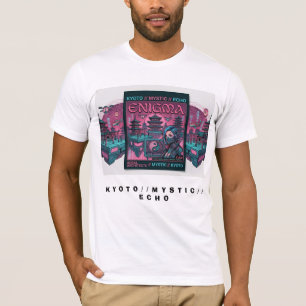 Kyoto Mystic Echo - Cyberpunk Neon Streetwear Grap T-Shirt