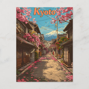 Kyoto old city postcard