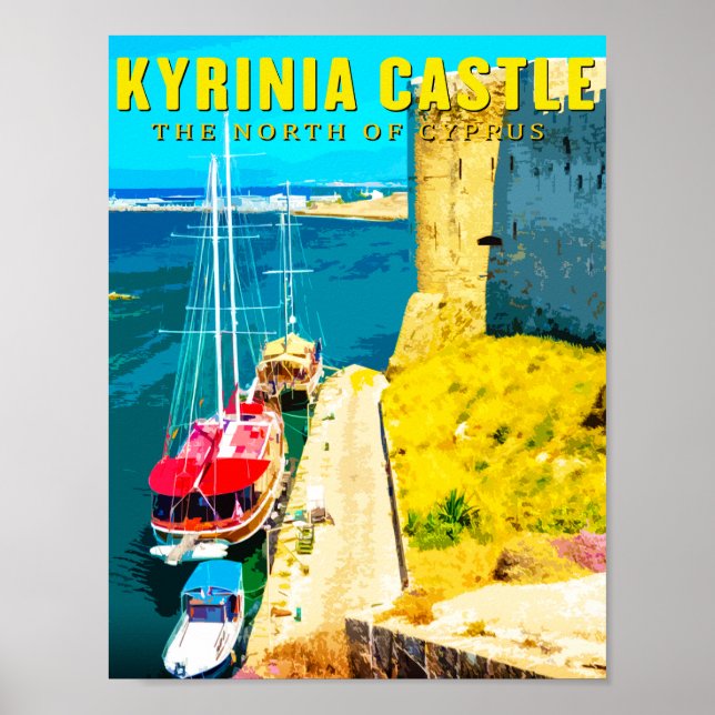kyrenia castle - The north of cyprus  Poster (Front)