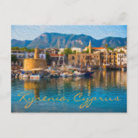 Kyrenia, Cyprus: Oil Painting Photograph