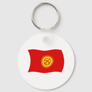 Kyrgyz Republic Flag Keychain