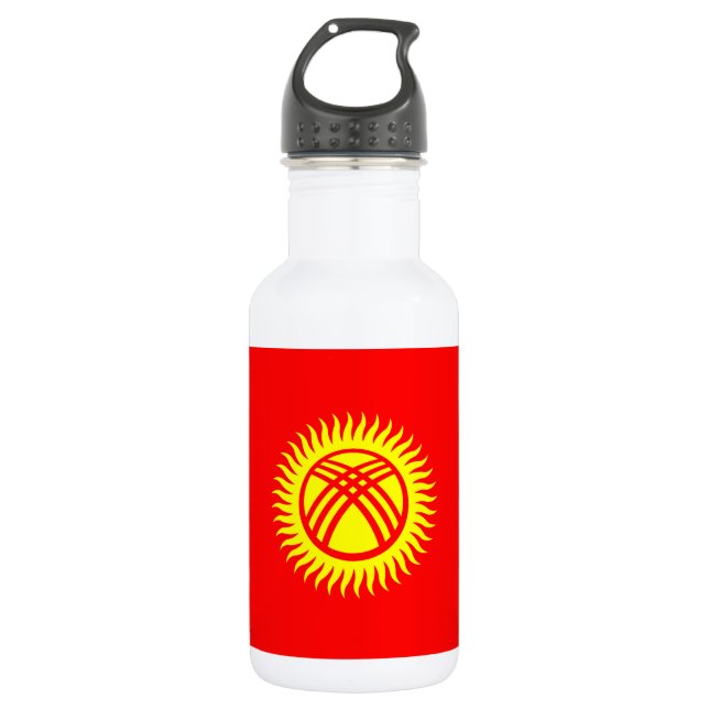 Kyrgyzstan Flag 532 Ml Water Bottle (Front)