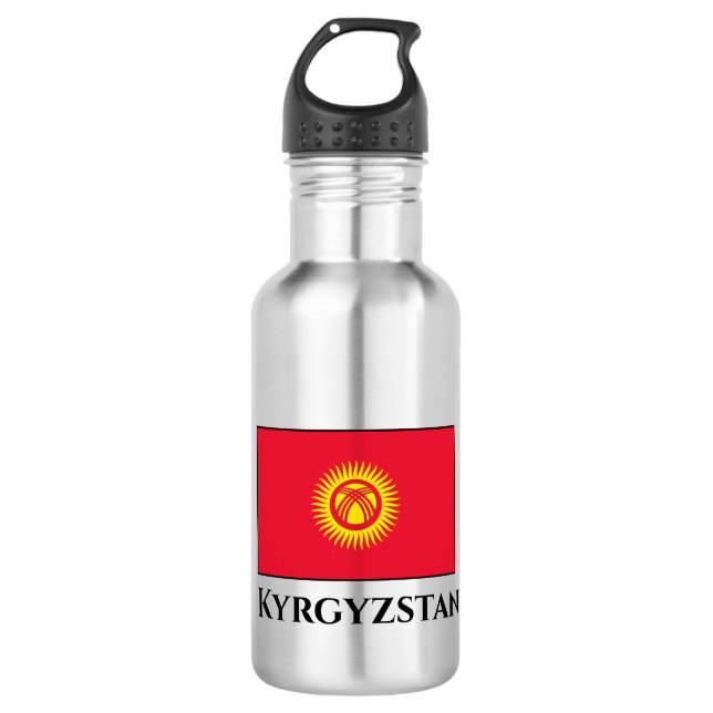 Kyrgyzstan Flag 532 Ml Water Bottle (Front)