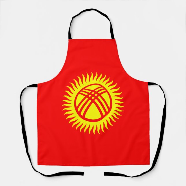 Kyrgyzstan Flag Apron (Front)