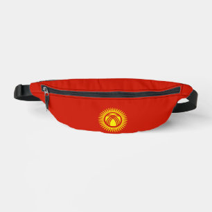 Kyrgyzstan flag bum bags