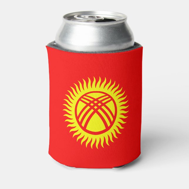 Kyrgyzstan Flag Can Cooler (Can Back)