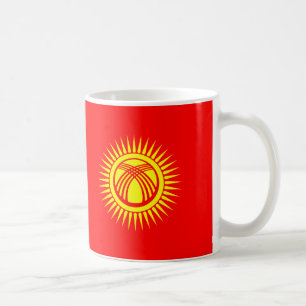 Kyrgyzstan Flag Ceramic Mug