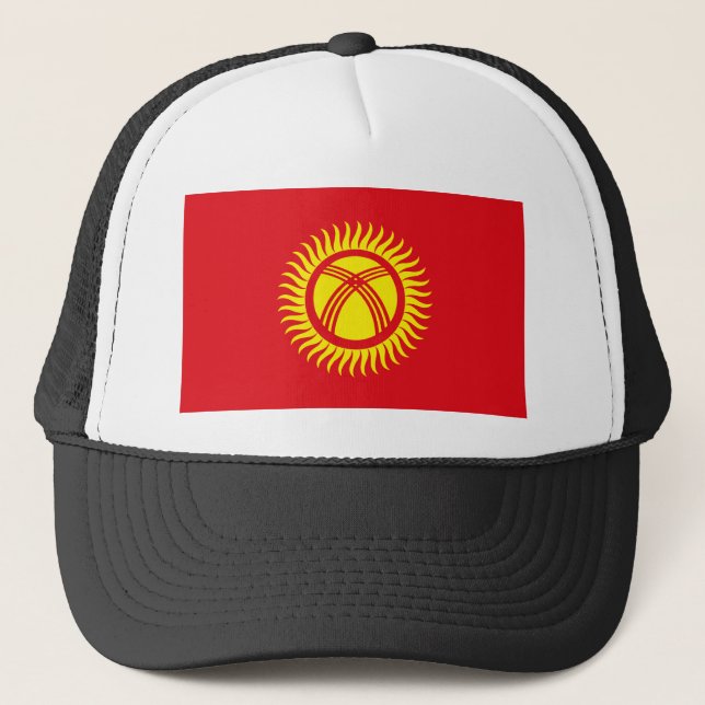Kyrgyzstan Flag Hat (Front)
