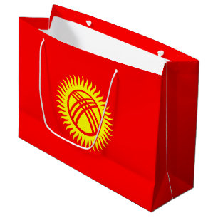 Kyrgyzstan Flag Large Gift Bag