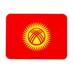 Kyrgyzstan Flag Magnet