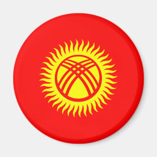 Kyrgyzstan Flag Magnet