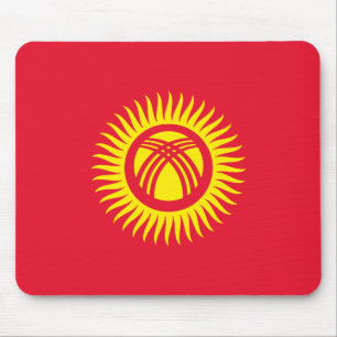 Kyrgyzstan Flag Mouse Mat