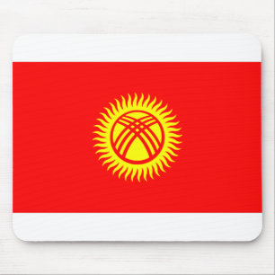 Kyrgyzstan Flag Mouse Mat