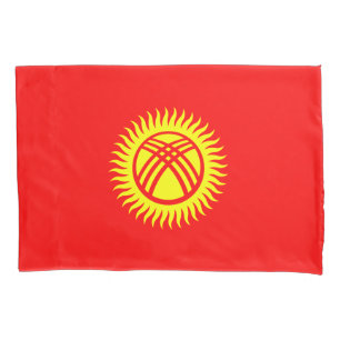 Kyrgyzstan Flag Pillowcase