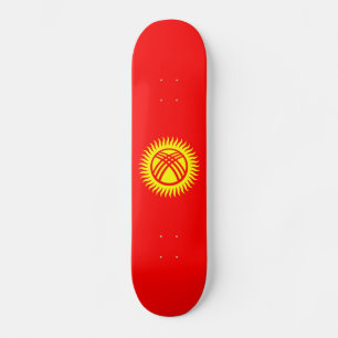 Kyrgyzstan Flag Skateboard