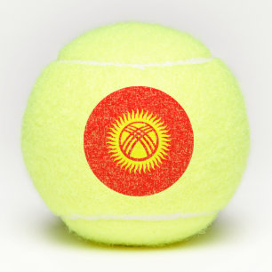 Kyrgyzstan Flag Tennis Balls