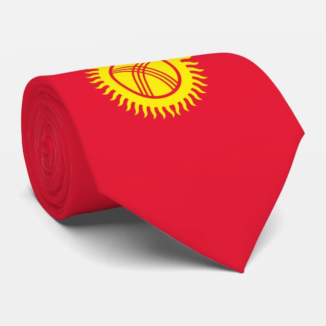 Kyrgyzstan Flag Tie (Rolled)