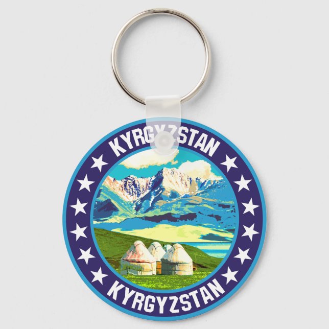 Kyrgyzstan                                         key ring (Front)