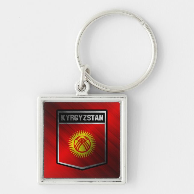 Kyrgyzstan Key Ring (Front)