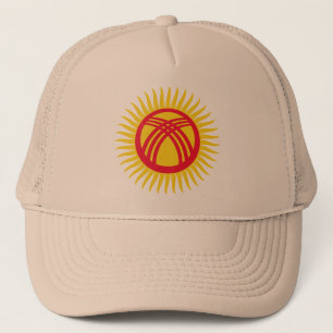 Kyrgyzstan   tunduk, Latvia Trucker Hat