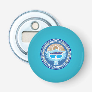 Kyrgyzstani coat of arms bottle opener
