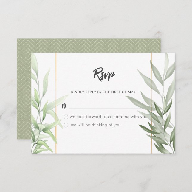 Kyriakos Dots RSVP Card (Front/Back)