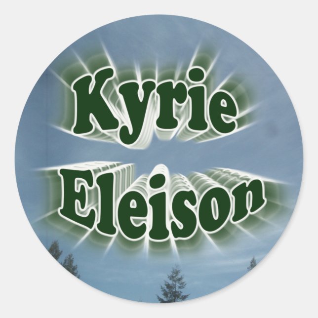 Kyrie Eleison Sticker (Front)