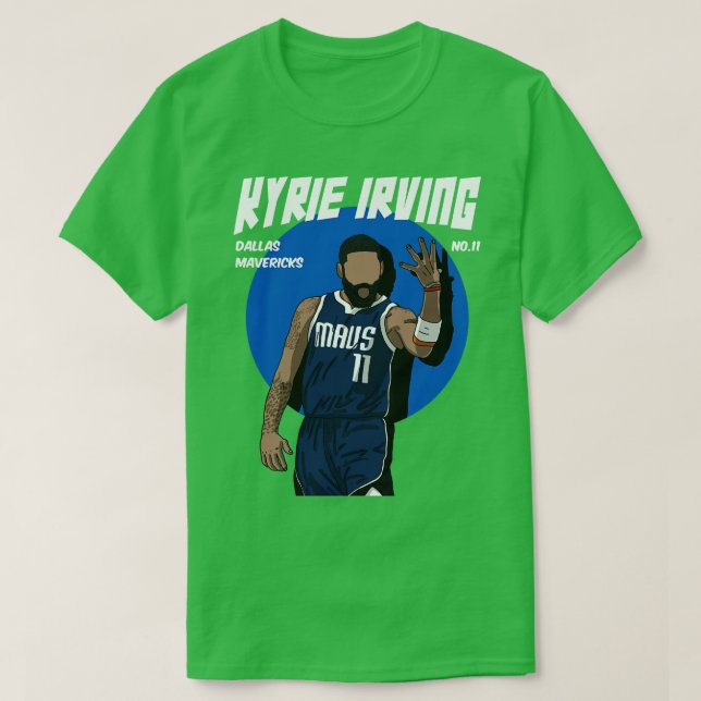 Kyrie Irving Comic Style Art TShirt (Design Front)