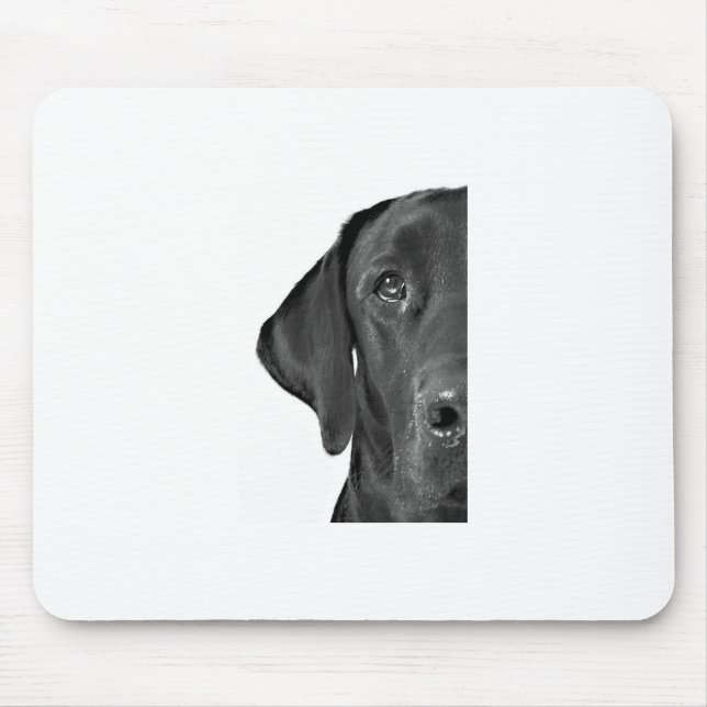Kyro Half Dog Mouse Mat (Front)