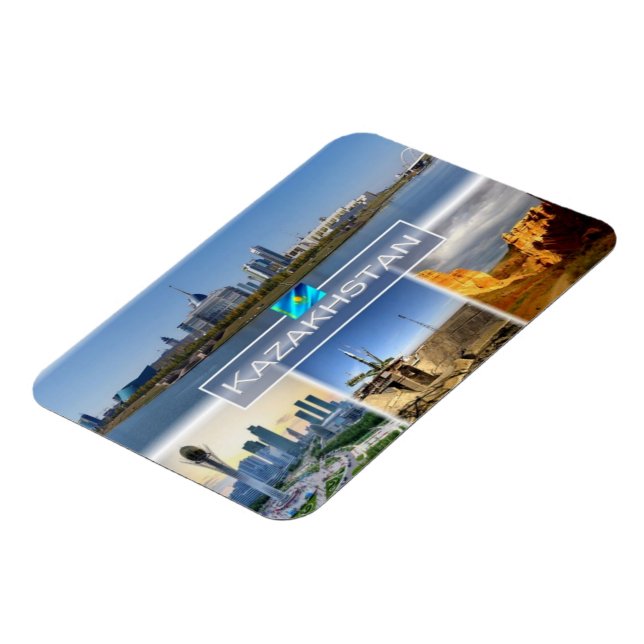 KZ Kazakhstan - Astana - Central downtown - Magnet (Left Side)
