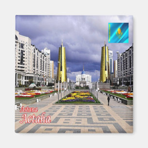 KZ - Kazakhstan - Astana - Panorama Magnet