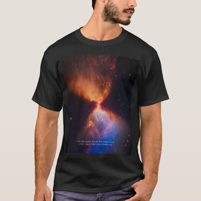L1527 and Protostar - James Webb Space Telescope T-Shirt (Front)