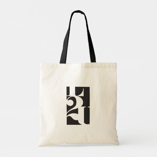 L2U TOTE Canvas 2b Bag (Back)