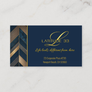 L33 Herringbone planks w Agent image Business Card